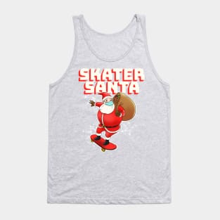 Skater Santa Skateboarding Santa Xmas 2020 Tank Top